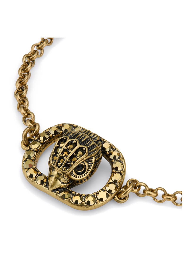 Chelsea Eagle Head Bracelet, Alternate, color, BRASS