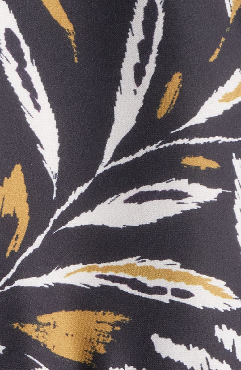 Julia Jordan Floral Long Sleeve Dress, Alternate, color, Black Multi