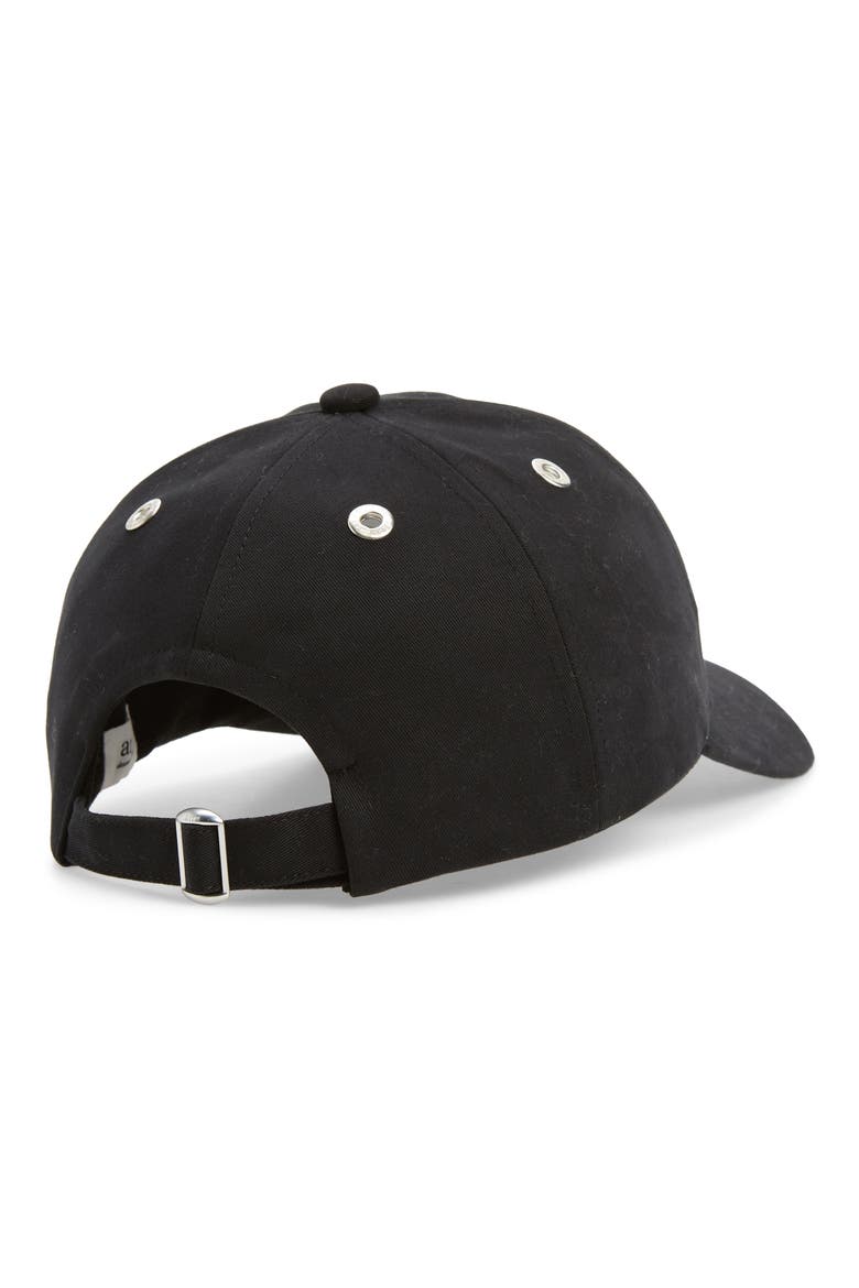 Ami de Coeur Embroidered Baseball Cap, Alternate, color, 001 BLACK