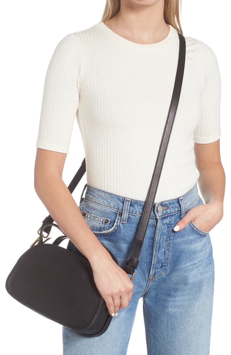 Madewell The Sydney Zip Top Crossbody Bag, Alternate, color,