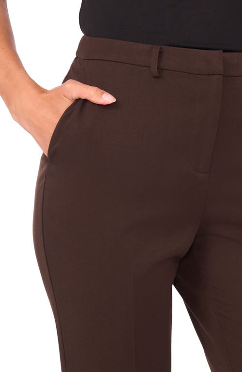 Halogenr Halogen(r) Slim Fit Flare Leg Pants In Brown