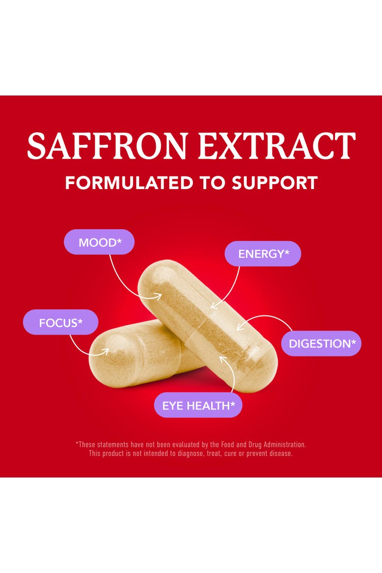 Saffron Capsules, 90ct, Alternate, color, No Color