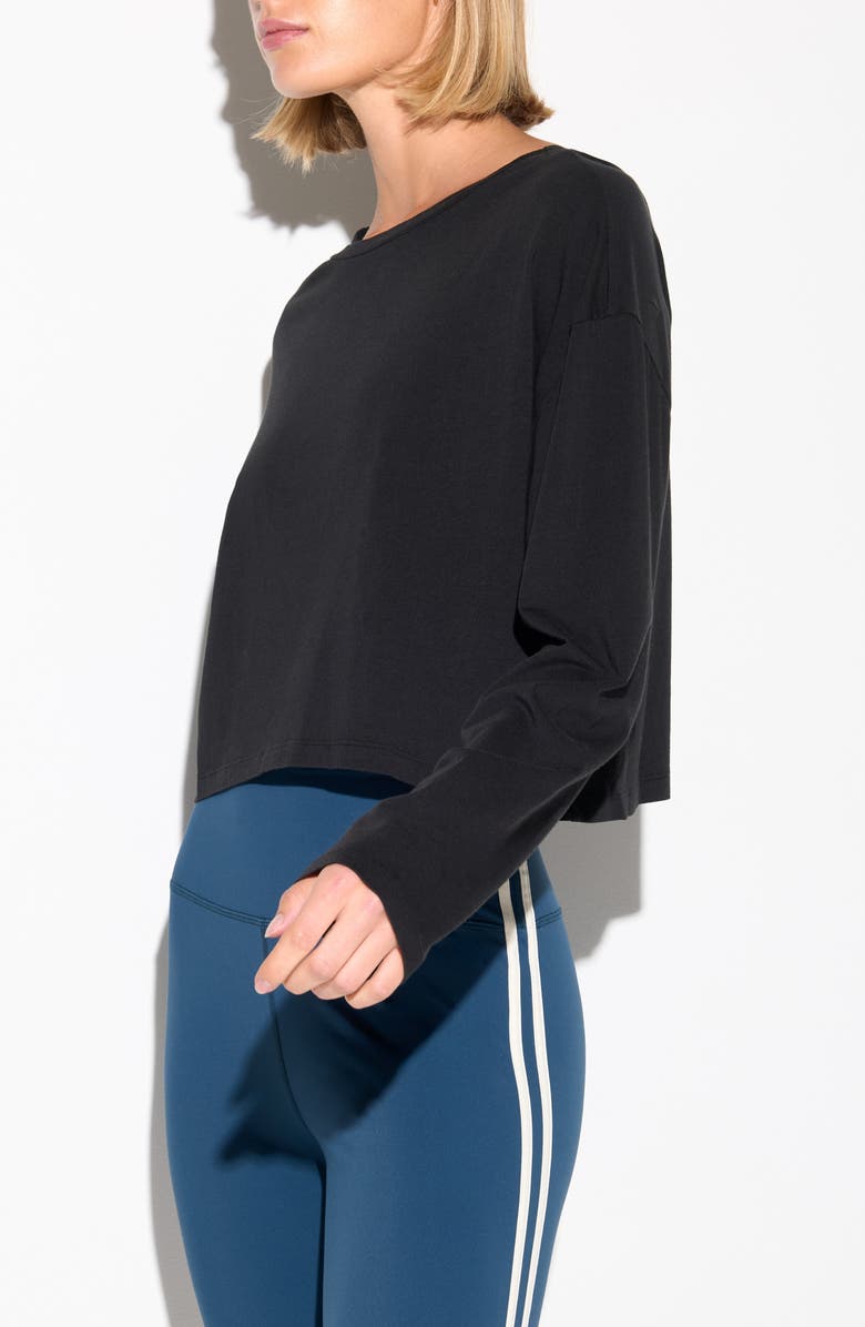 Spiritual Gangster Vanessa Top, Alternate, color, Black