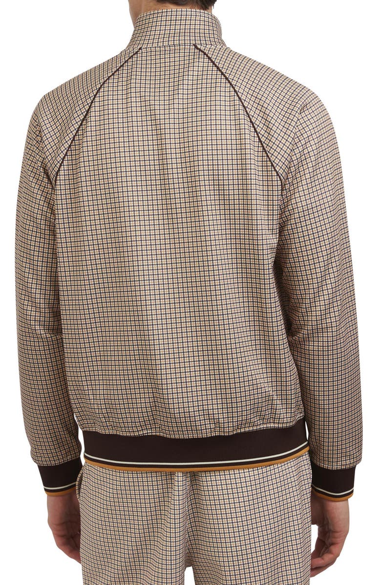 Ben Sherman Houndstooth Track Jacket, Alternate, color, 