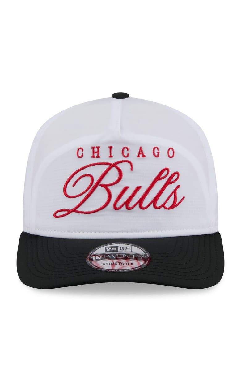 New Era Men's New Era White/Black Chicago Bulls 2025 NBA Draft On-Stage Nylon 19TWENTY Adjustable Hat, Alternate, color, White