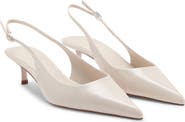 MANGO Pointed Kitten Heel Pump