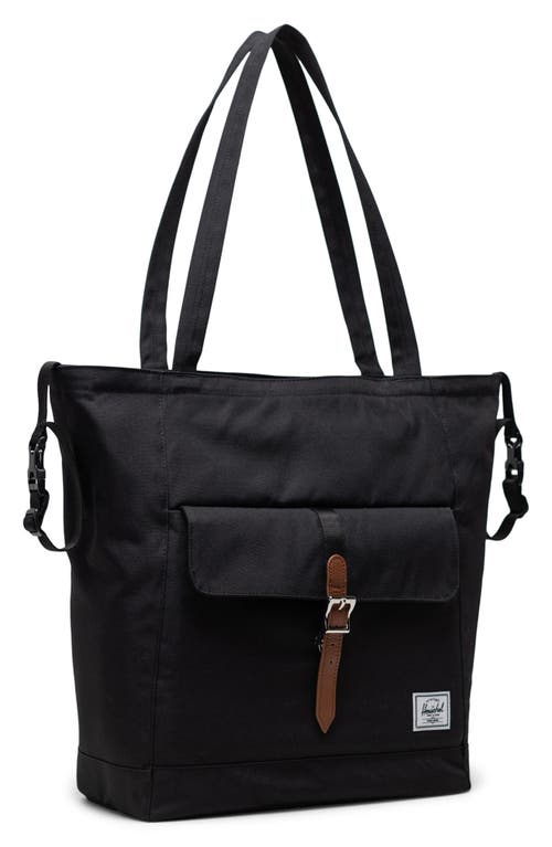Herschel Supply Co . Retreat Tote Diaper Bag In Black