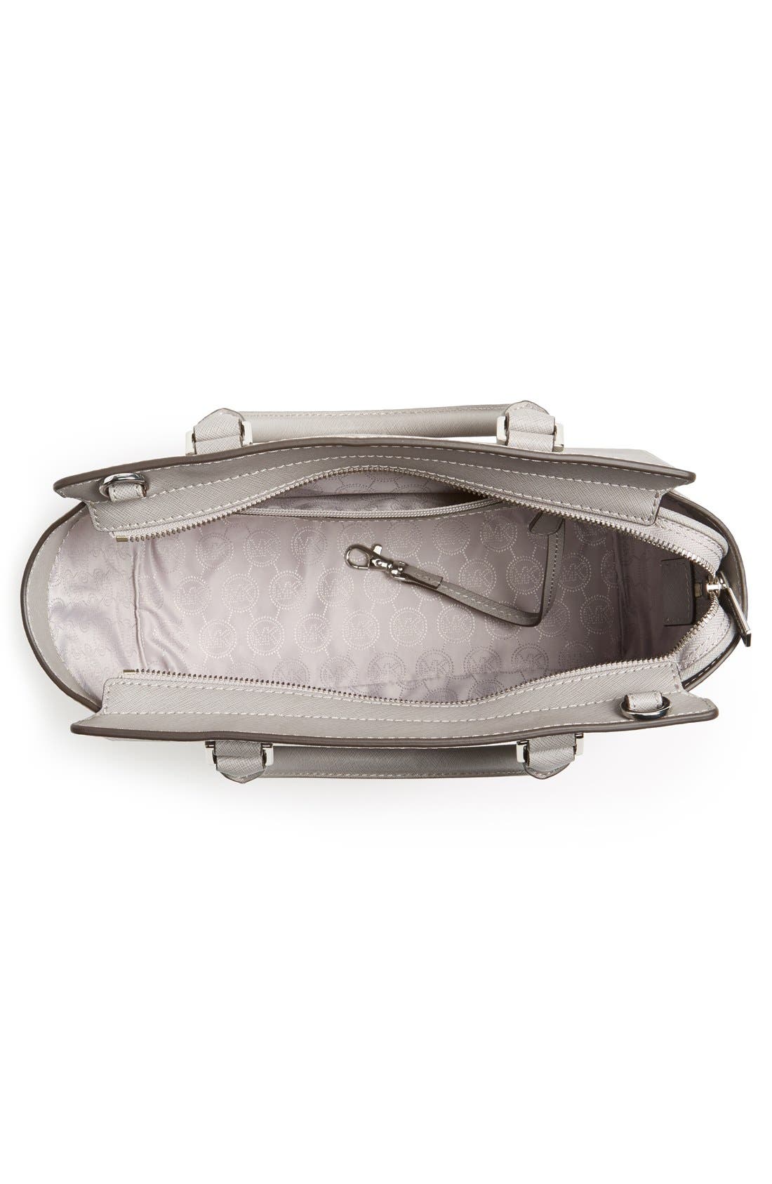 MICHAEL Michael Kors 'Selma Medium' Zip-Top Satchel, Alternate, color, 