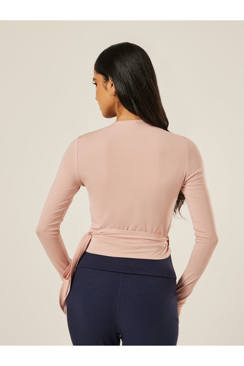 The Ultimate Ballet Wrap Top, Alternate, color, Mauve