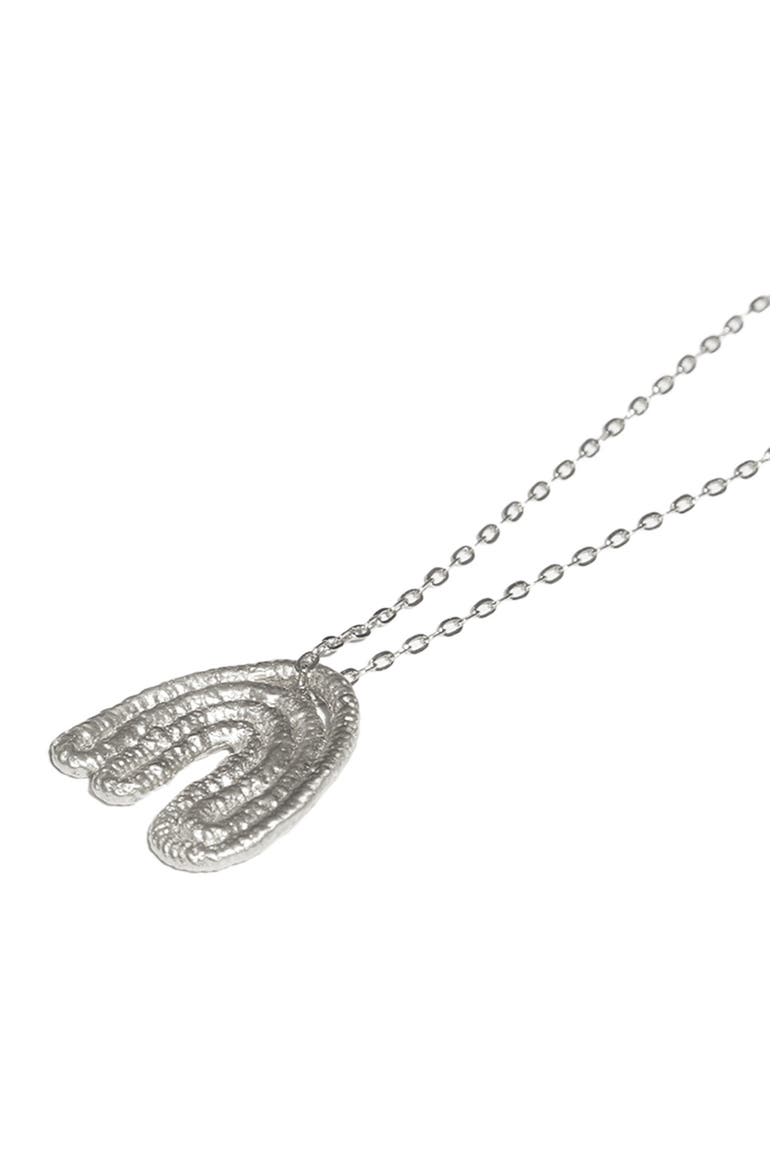 Leaf Pendant - Sterling Silver, Alternate, color, Silver