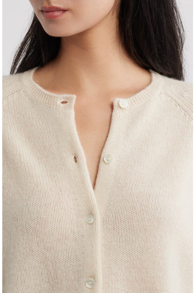 Peroline Cashmere Cardigan, Alternate, color, DOGWOOD