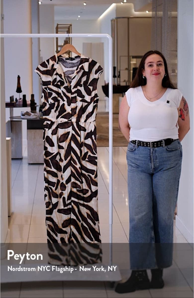 Animal Print Jumpsuit, sales video thumbnail