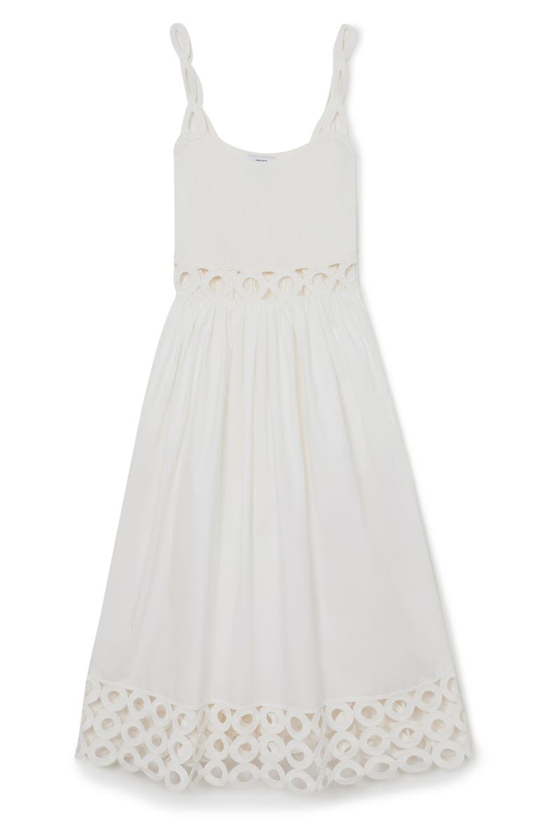 Rita Cutout Midi Dress, Alternate, color, IVORY