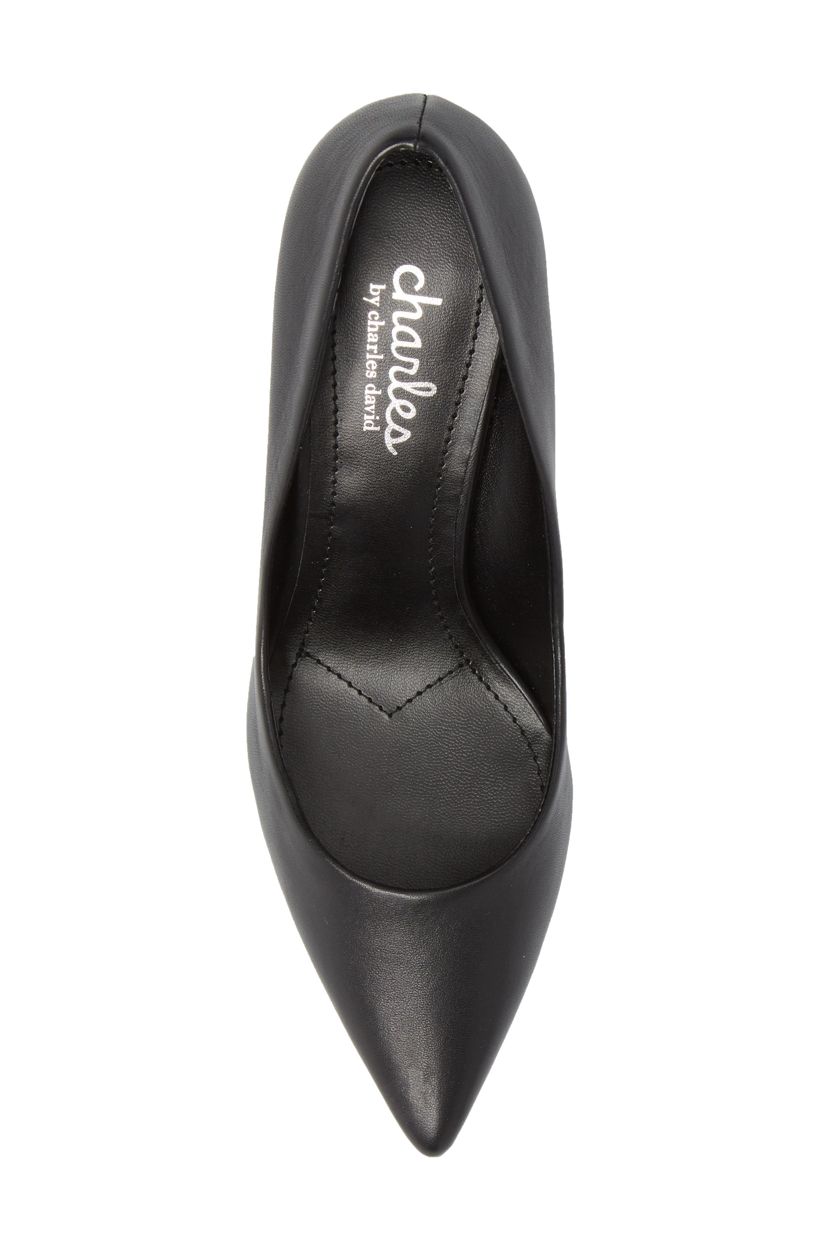 Addie Pump, Alternate, color, BLACK LEATHER