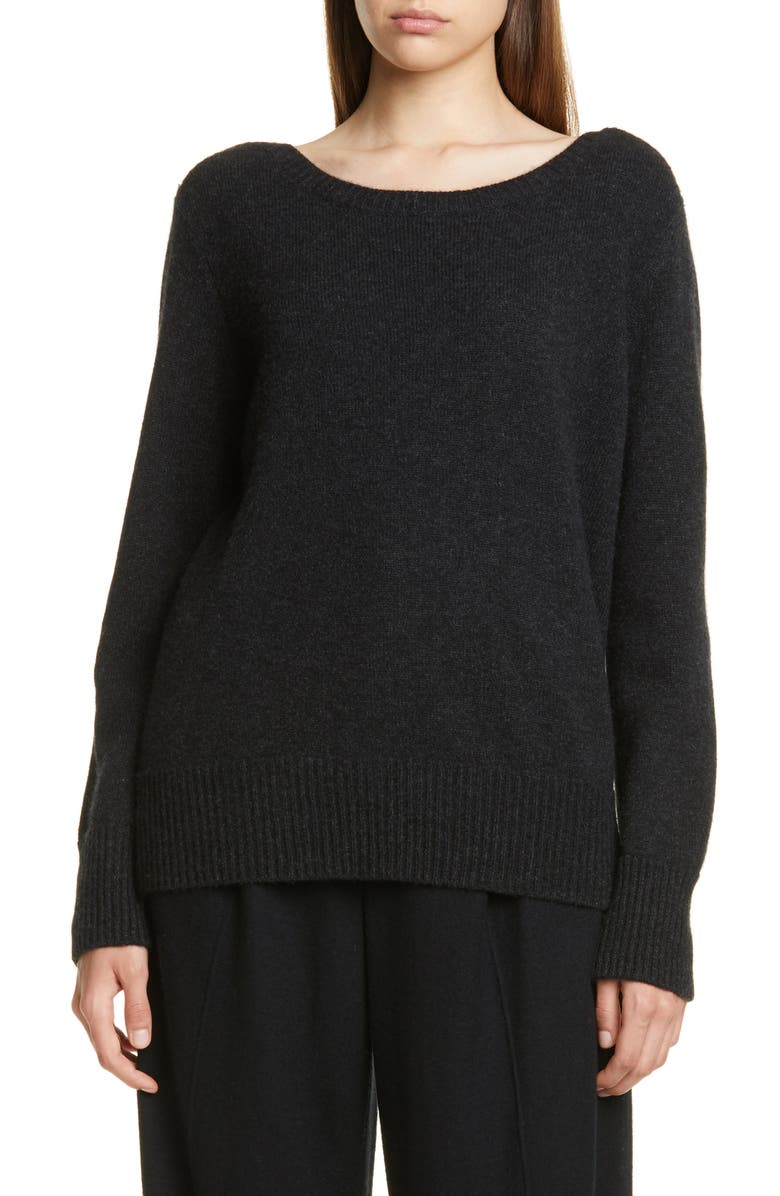 Vince Boat Neck Cashmere Sweater, Main, color, 