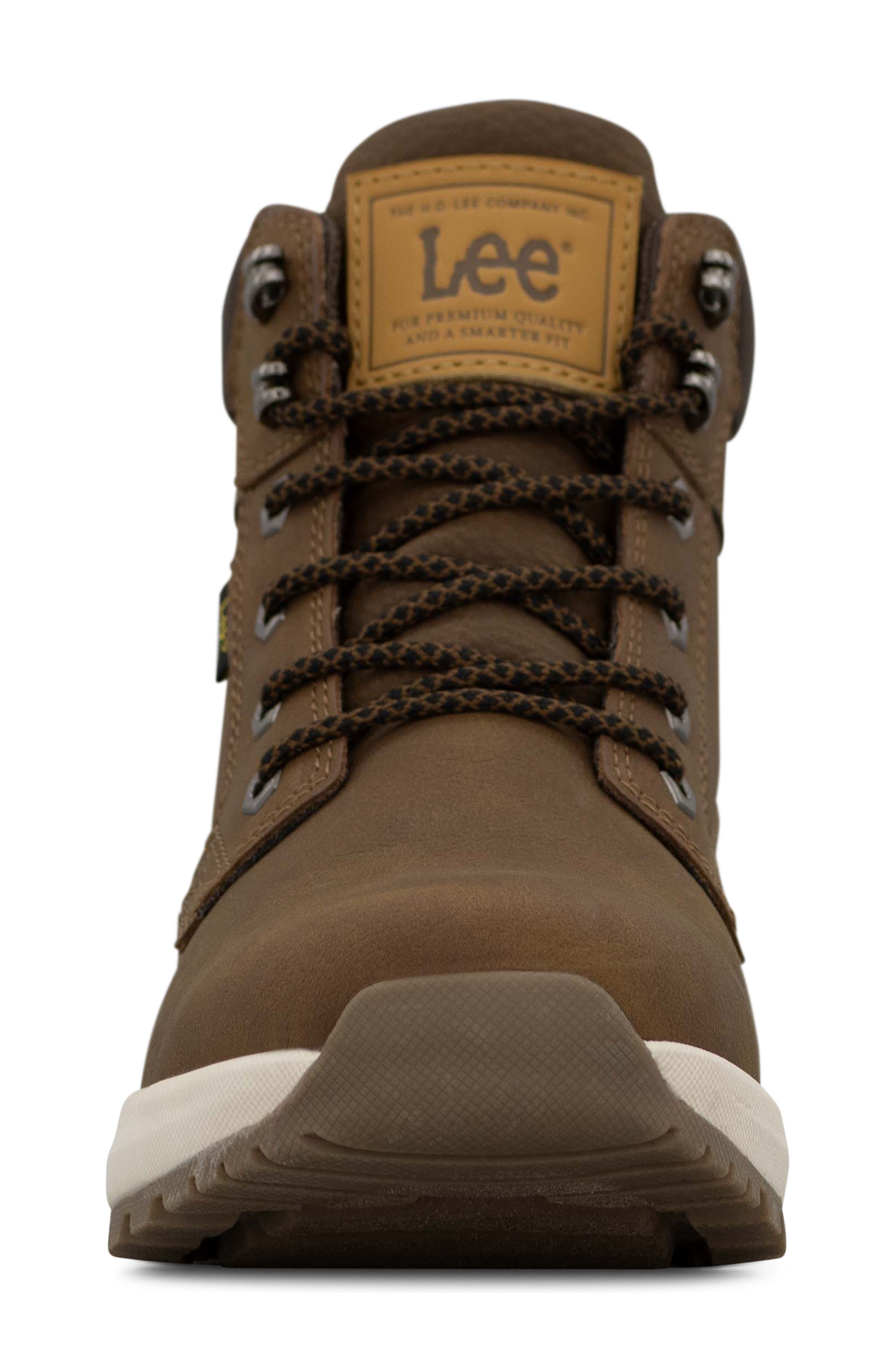 Lee Riker Lace-Up Boot, Alternate, color, British Tan Wax/ Chocolate