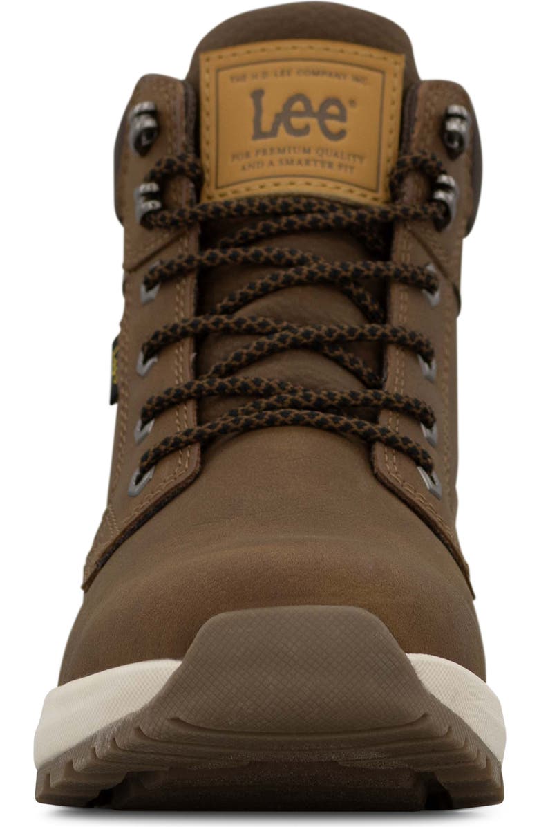 Lee Riker Lace-Up Boot, Alternate, color, British Tan Wax/ Chocolate