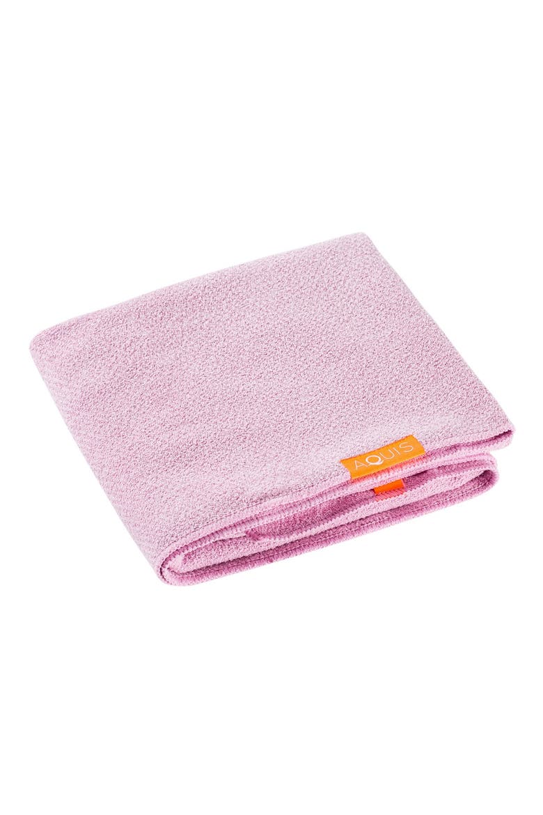 Rapid Dry Lisse Hair Towel, Alternate, color, DESERT ROSE