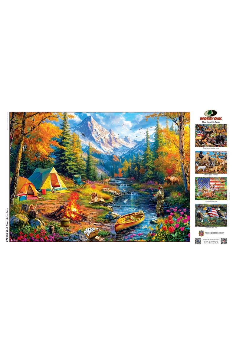 Wild River Adventure 1000pc Puzzle, Alternate, color, Multicolor