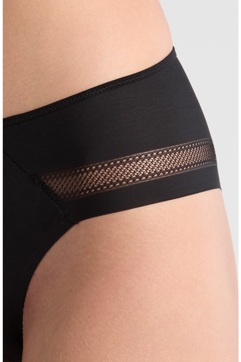 Easy Bliss Hipster Briefs, Alternate, color, BLACK