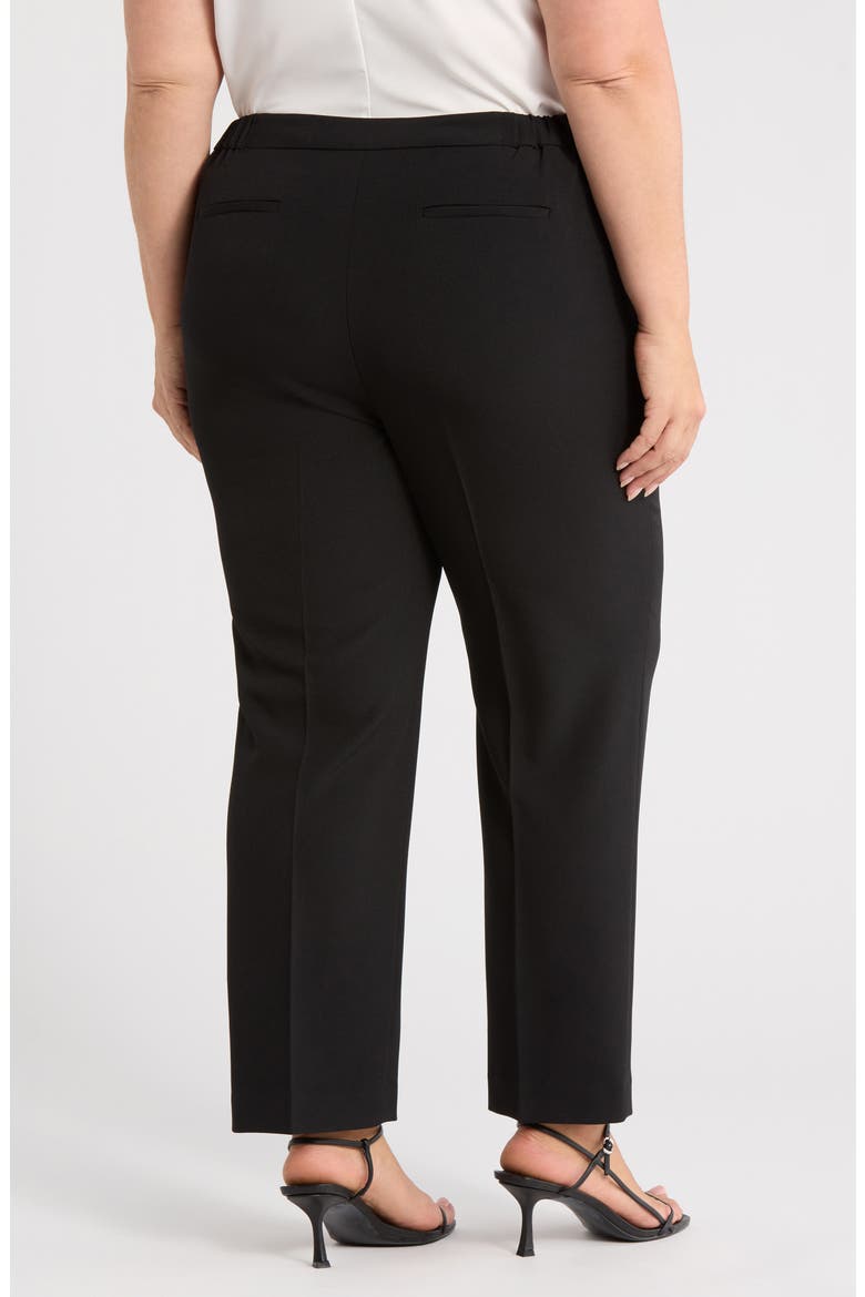 Elastic Back Pants, Alternate, color, BLACK
