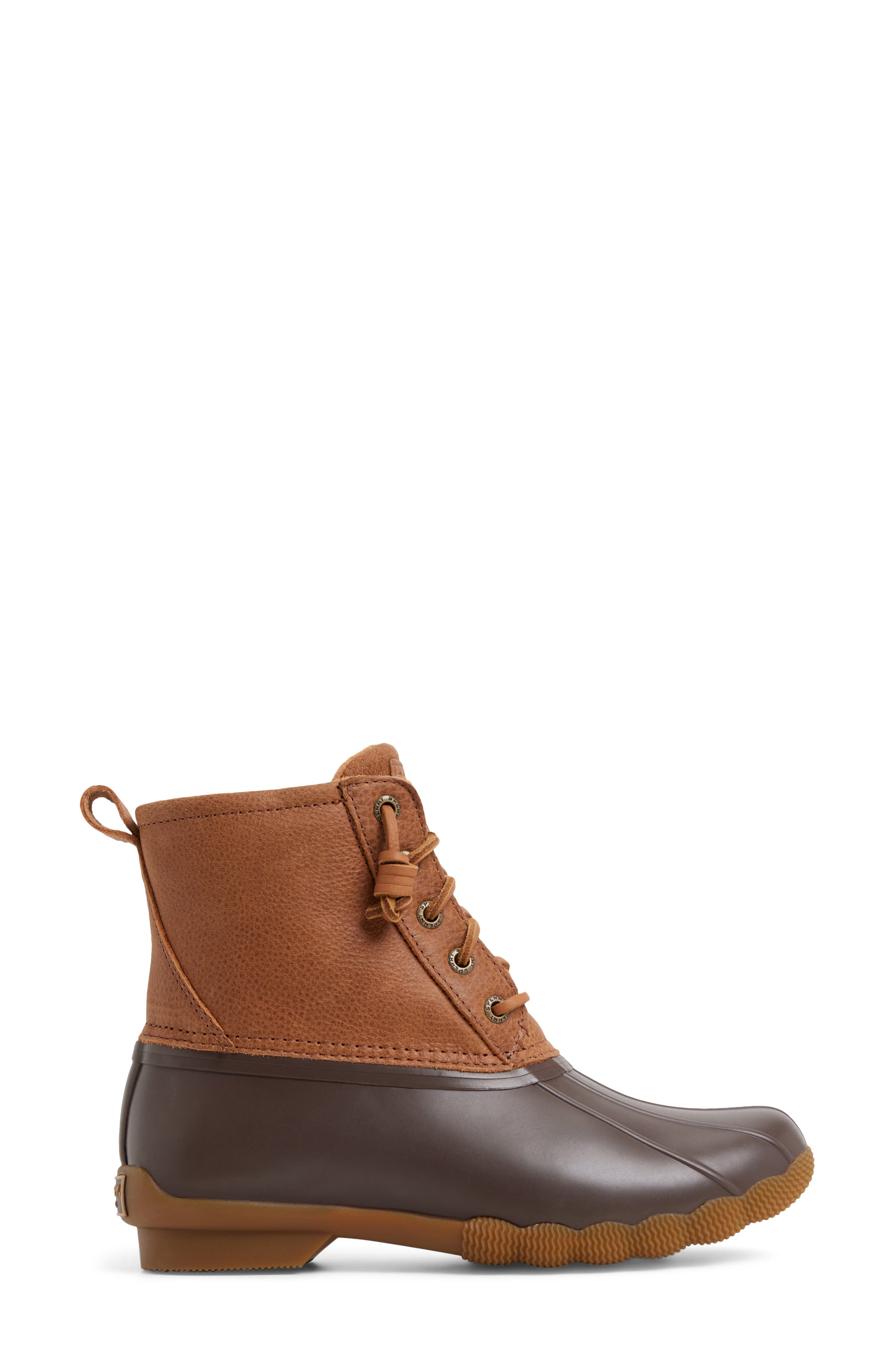 Saltwater Waterproof Rain Boot, Alternate, color, DARK BROWN/ BROWN