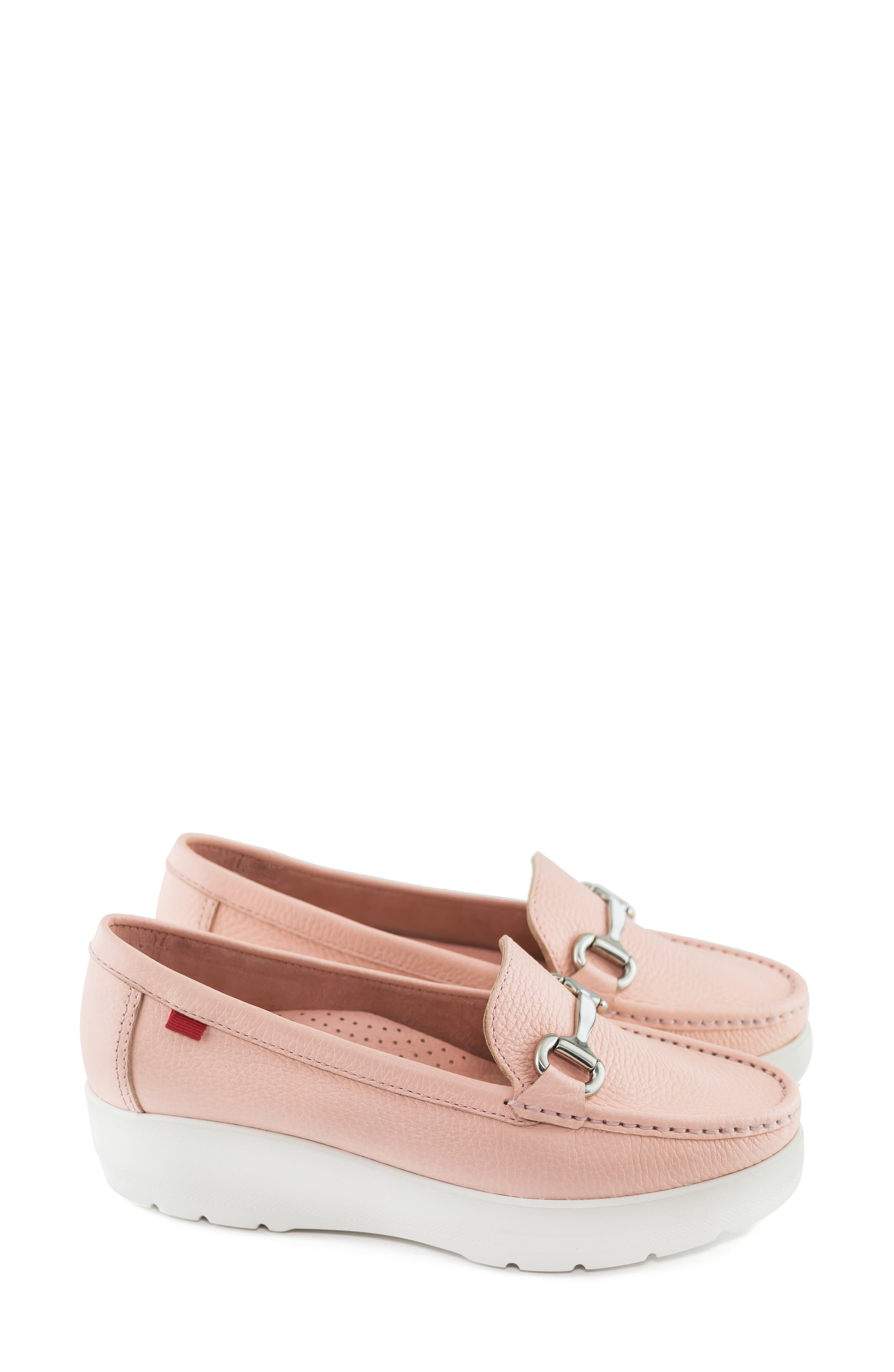 Sunset Ave Platform Loafer, Alternate, color, BABY PINK TUMBLED LEATHER