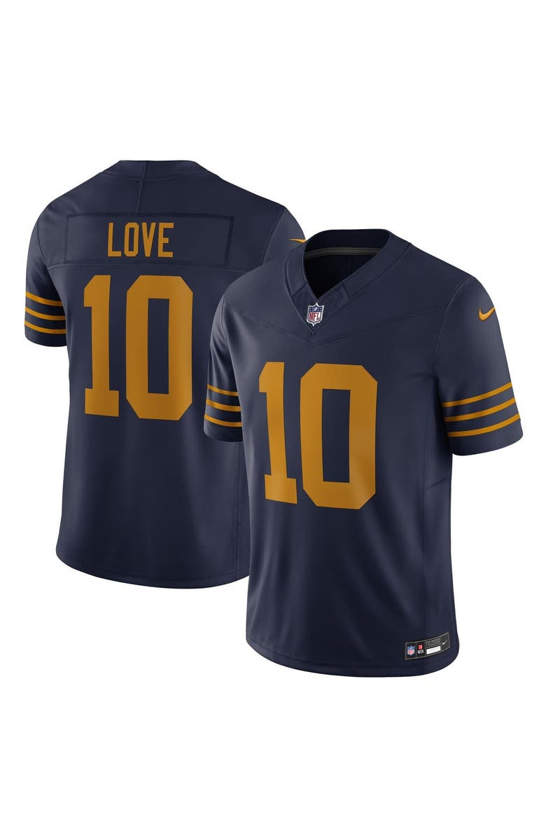 Nike Men's Nike Jordan Love Navy Green Bay Packers The 1923 Classic Vapor F.U.S.E. Limited Jersey, Alternate, color, Navy