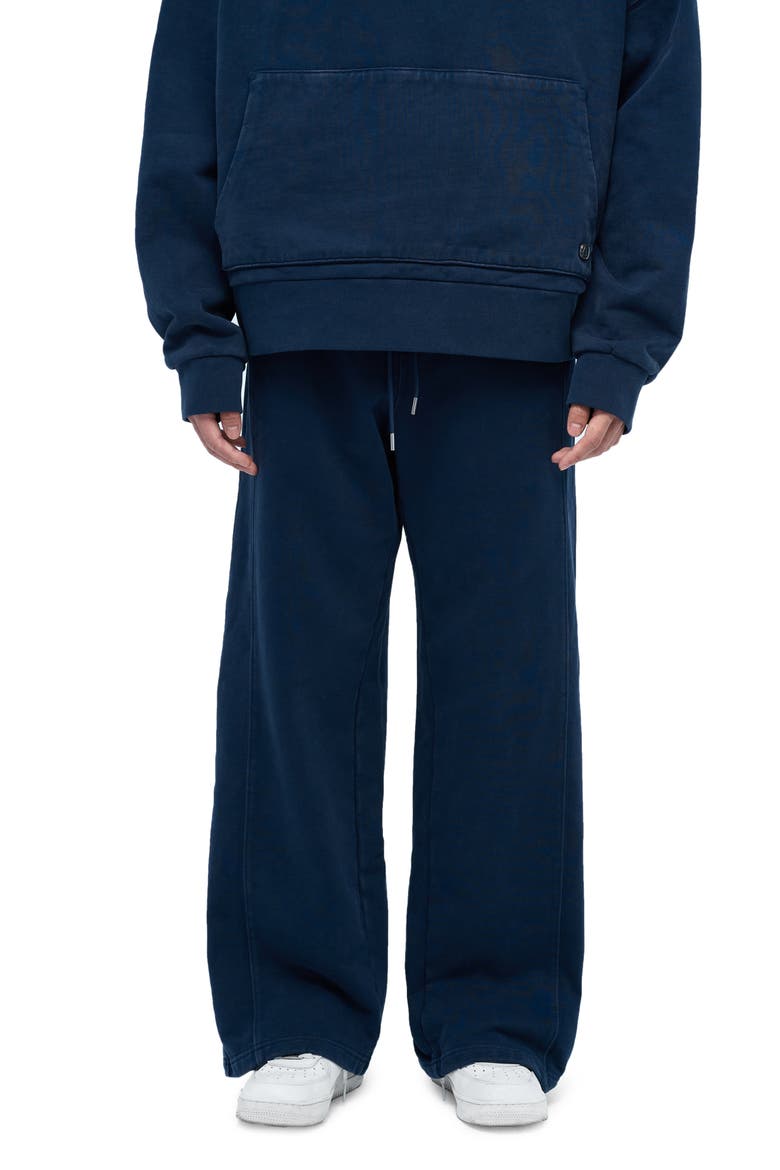 HARRIS STRAIGHT LEG SWEATPANTS, Main, color, BLUE