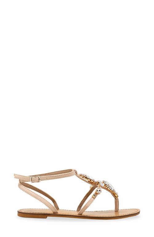CHASE & CHLOE CHASE AND CHLOE EMBELLISHED ANKLE SANDAL 