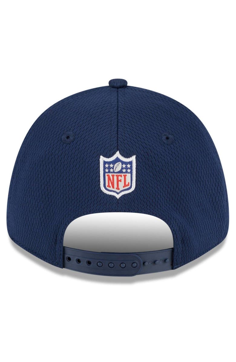 New Era Men's New Era Navy New England Patriots 2023 NFL Training Camp 9FORTY Adjustable Hat, Alternate, color,