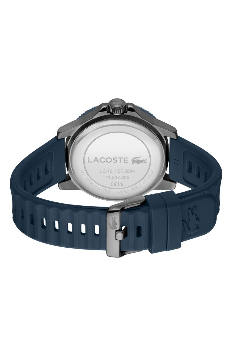 Lacoste Highkey Silicone Strap Watch, 43mm, Alternate, color,