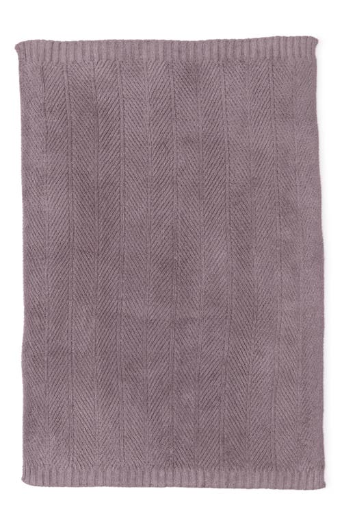 Barefoot Dreams Cozychic® Herringbone Throw Blanket In Brown