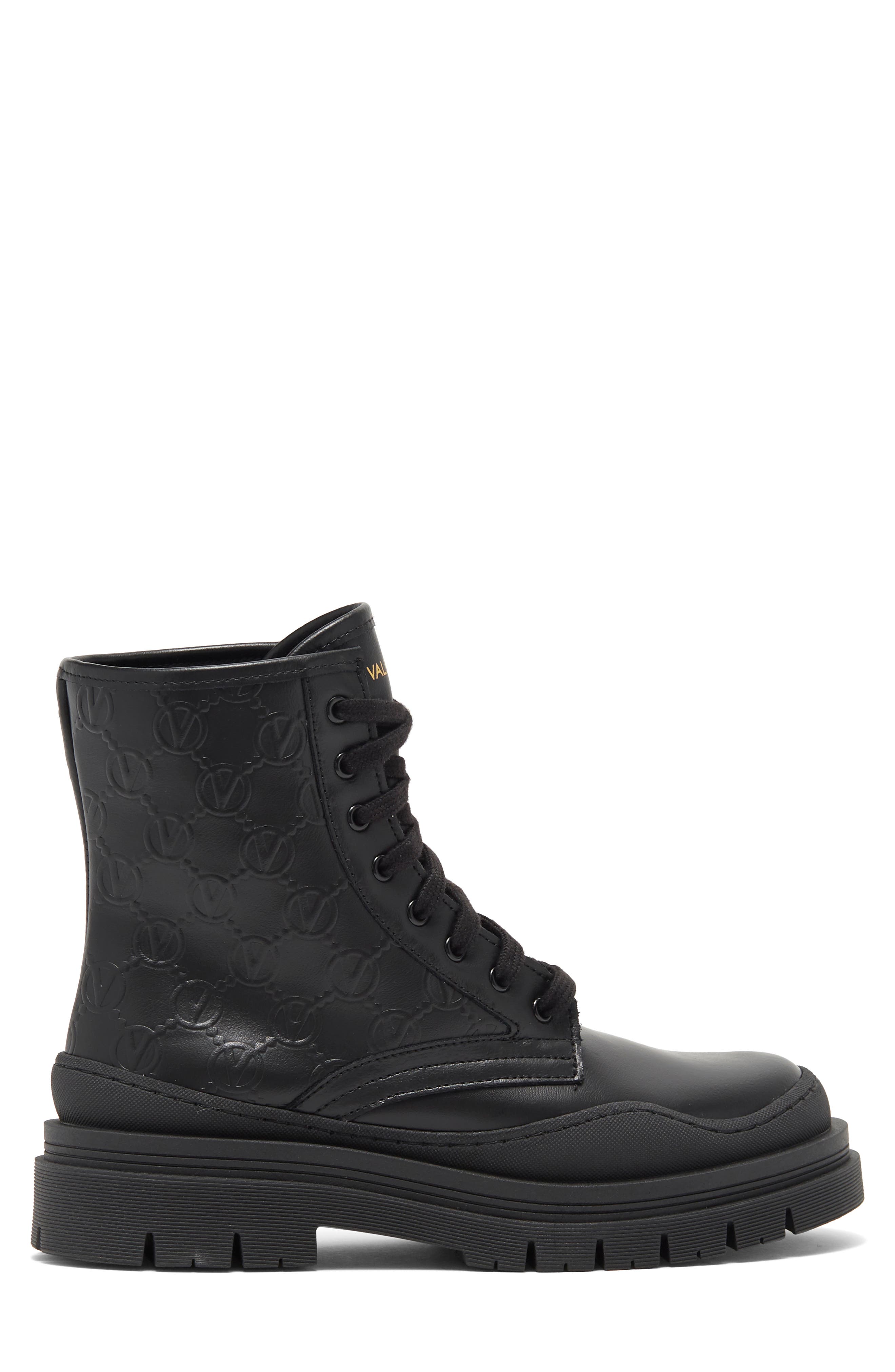 VALENTINO BY MARIO VALENTINO Ivana Lug Sole Combat Boot, Alternate, color, 