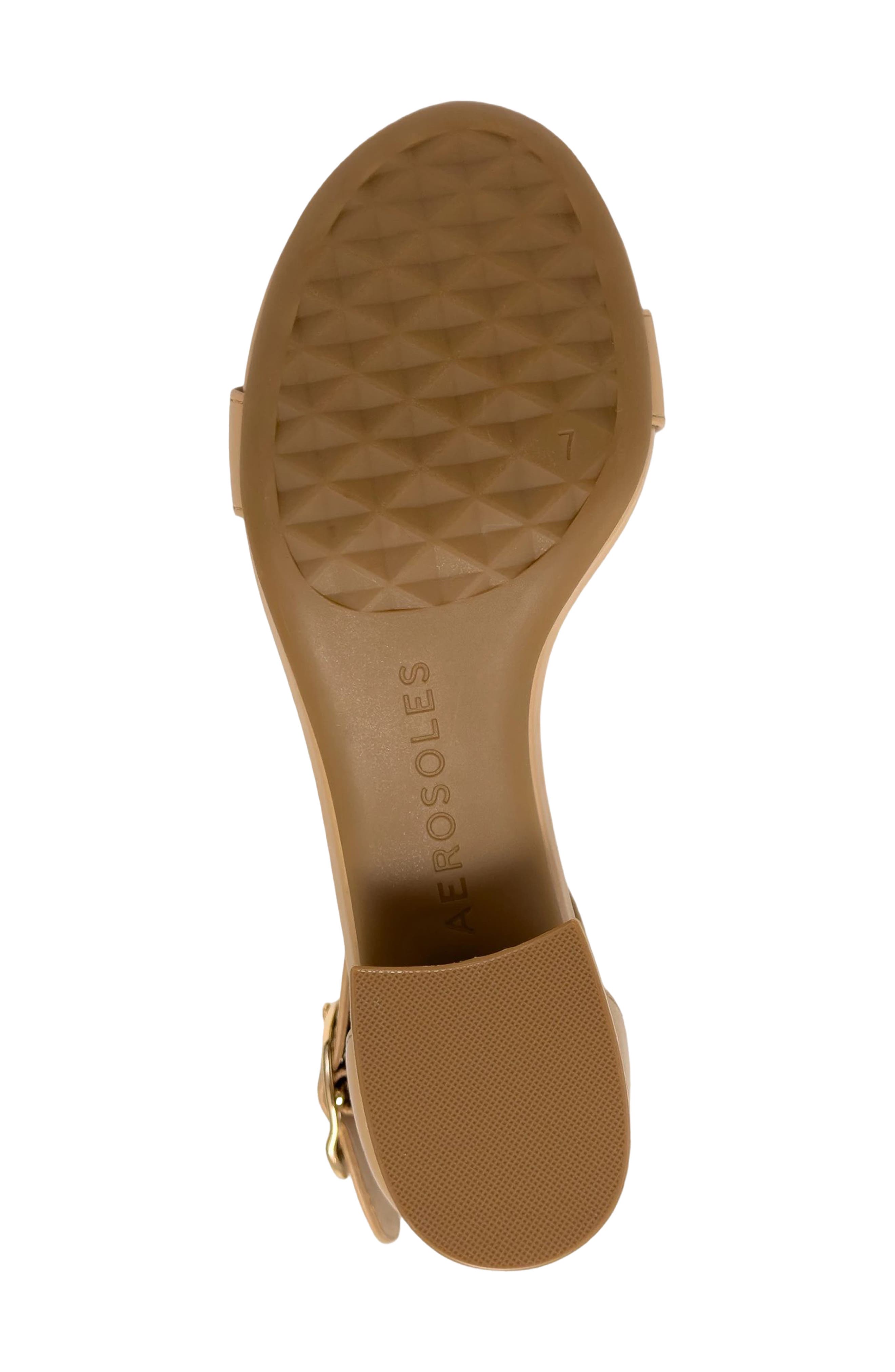 Aerosoles Care Low Heeled Sandal - Wide Width Available, Alternate, color, Beige Bisque