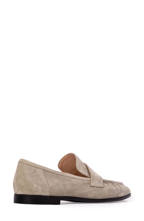 Black Suede Studio Arrow Loafer In Mint Suede