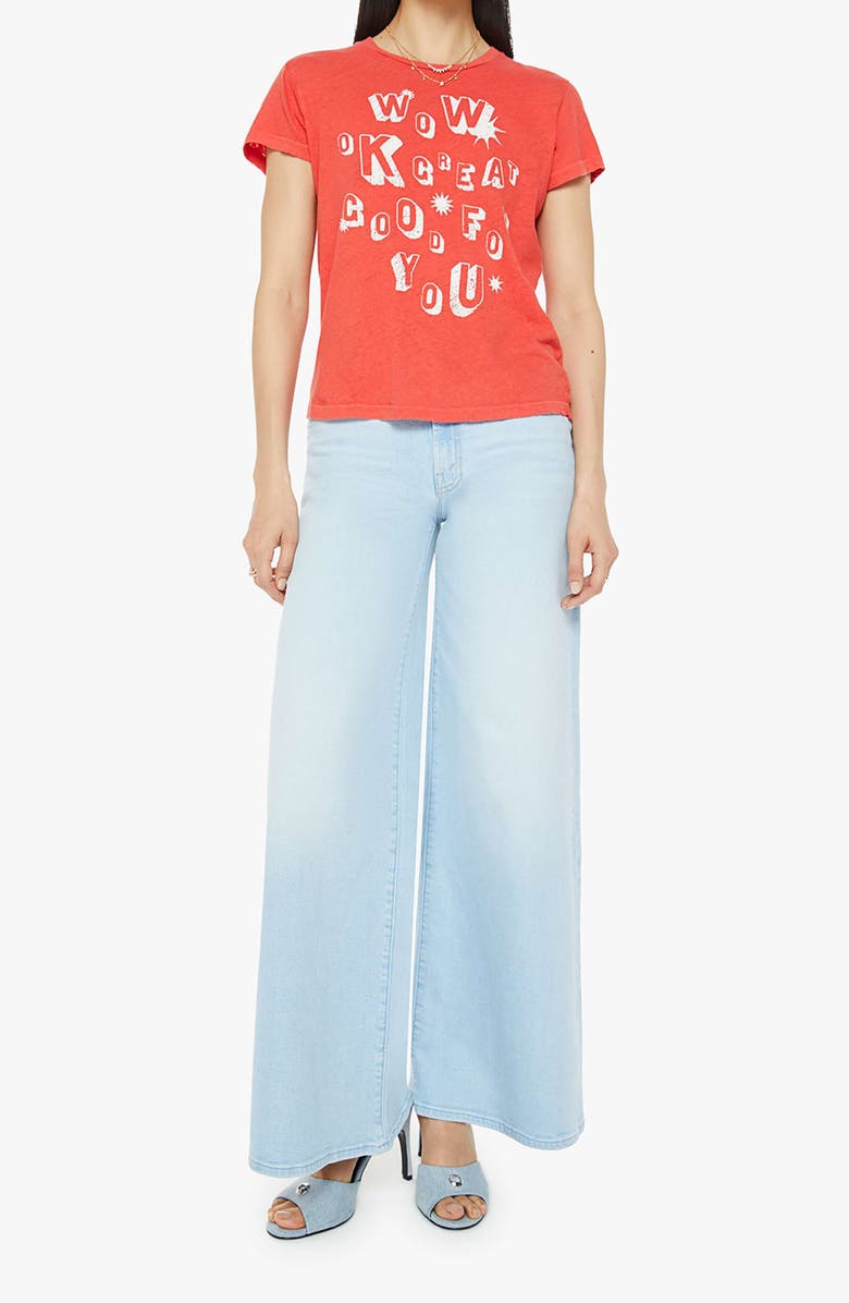 MOTHER The Sinful Short Sleeve Graphic T-Shirt, Alternate, color, Ok Great