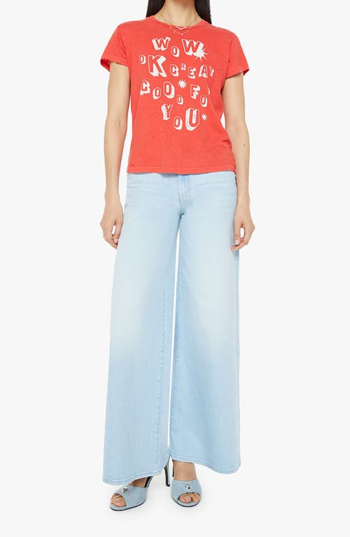 Mother The Sinful Short Sleeve Graphic T-shirt In Red