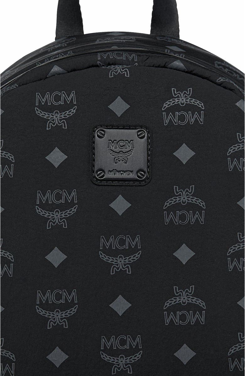 MCM Stark Packable Backpack in Monogram Nylon, Alternate, color,