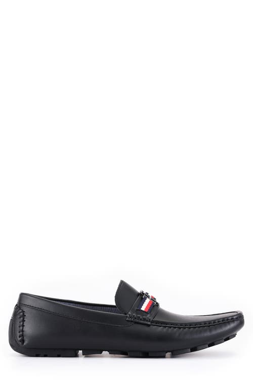 Tommy Hilfiger Atino Logo Strap Driver In Black