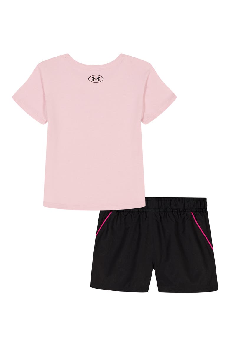 Kids' Graphic T-Shirt & Tech Woven Shorts Set, Alternate, color, PRIME PINK