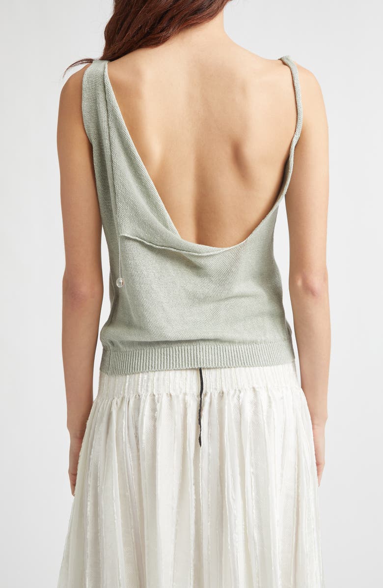 Paloma Wool Lotti Sleeveless Hemp Sweater, Alternate, color, 510 - Green