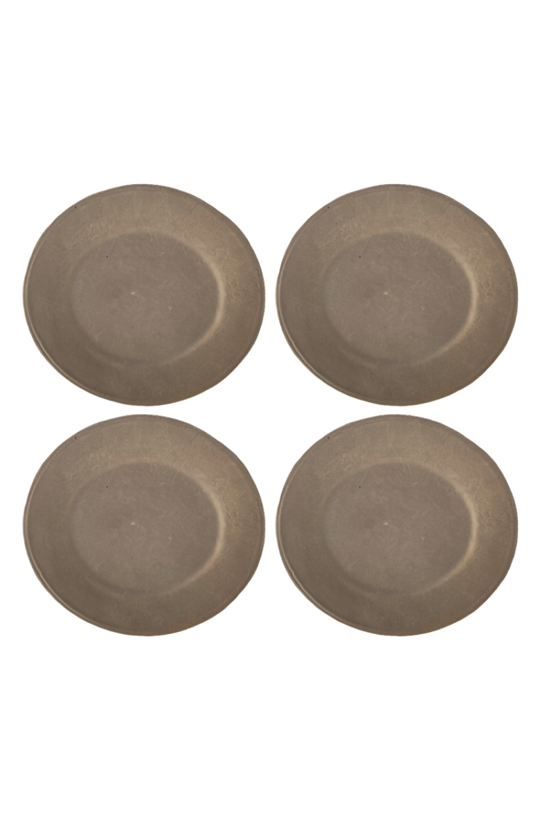 Une Vie Nomade Earth Oval Dinner Plate - Set of 4, Alternate, color, Brown
