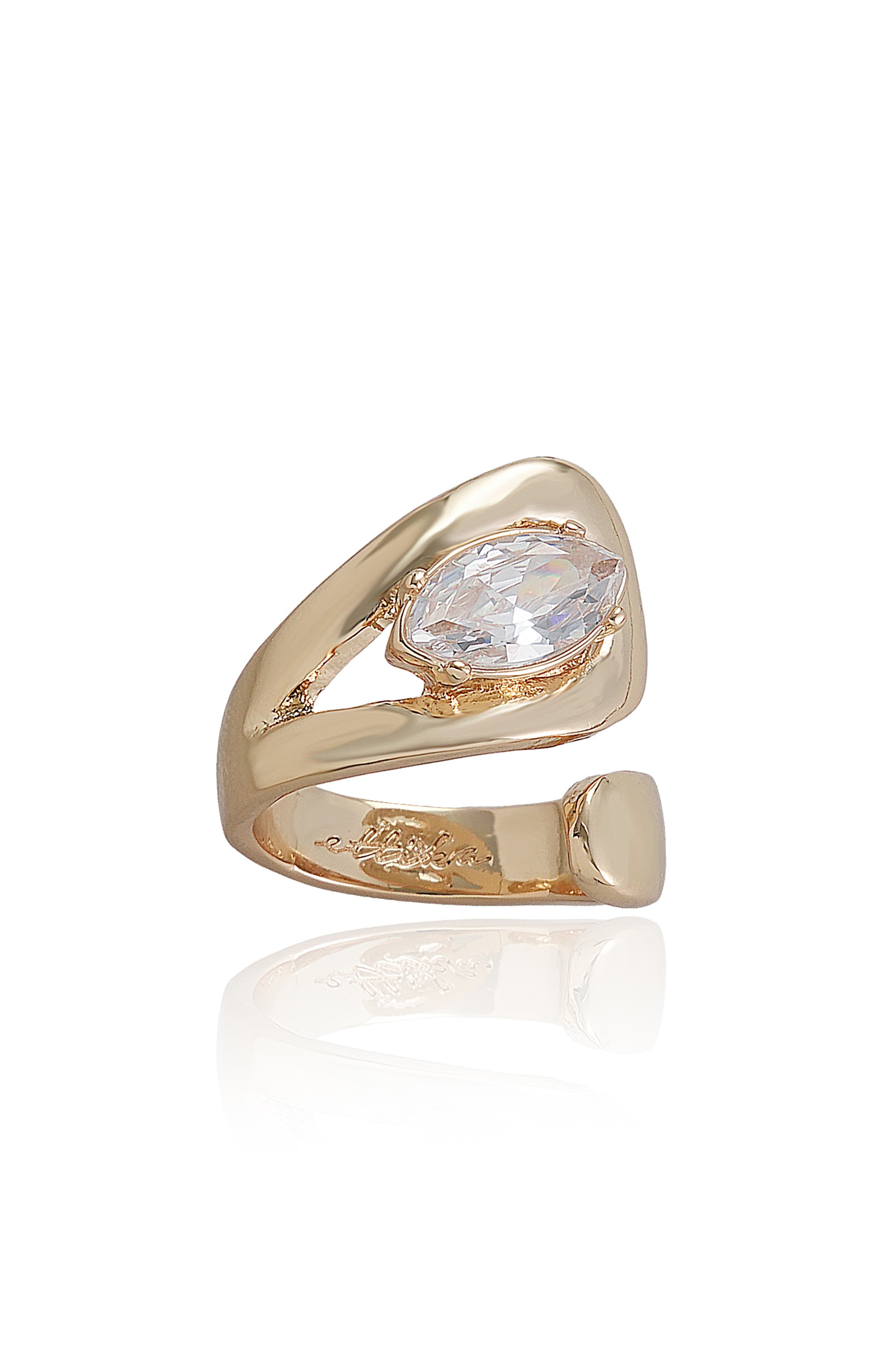 Marquise Cut Treasure Wrap Ring