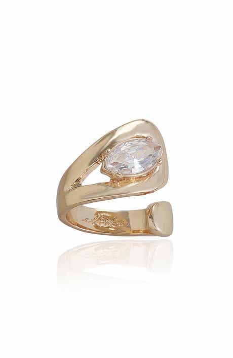 Marquise Cut Treasure Wrap Ring