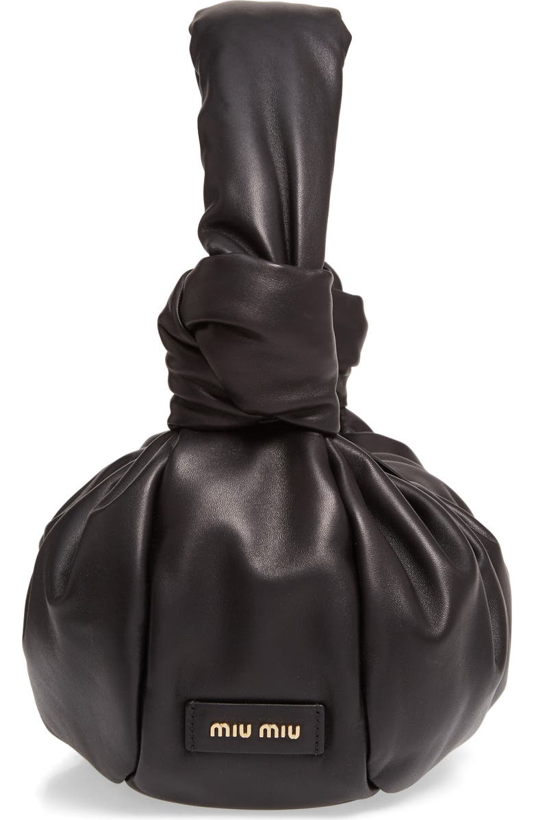 Miu Miu Leather Shoulder Bag, Alternate, color,