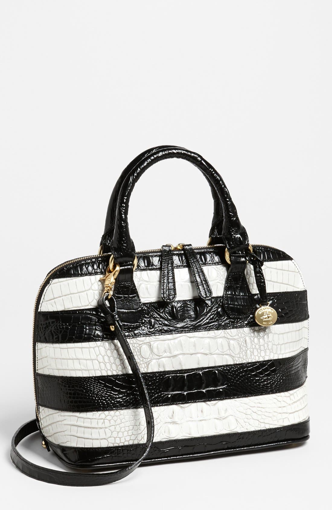 'Vineyard - Vivian' Dome Satchel, Main, color, BLACK VINEYARD