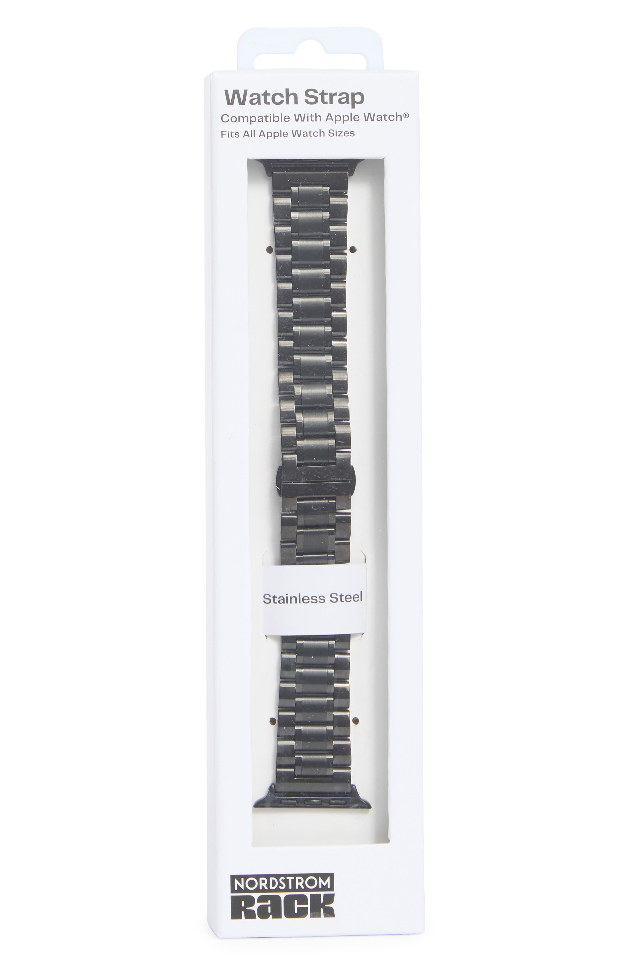 NORDSTROM RACK Stainless Steel Apple Watch® Watchband
