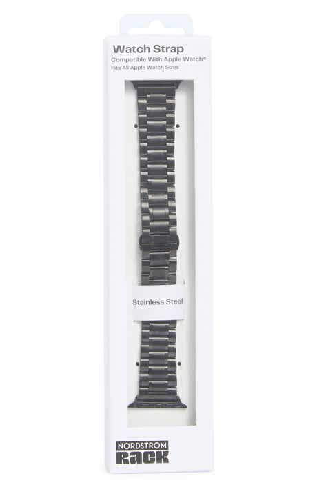 NORDSTROM RACK Stainless Steel Apple Watch® Watchband