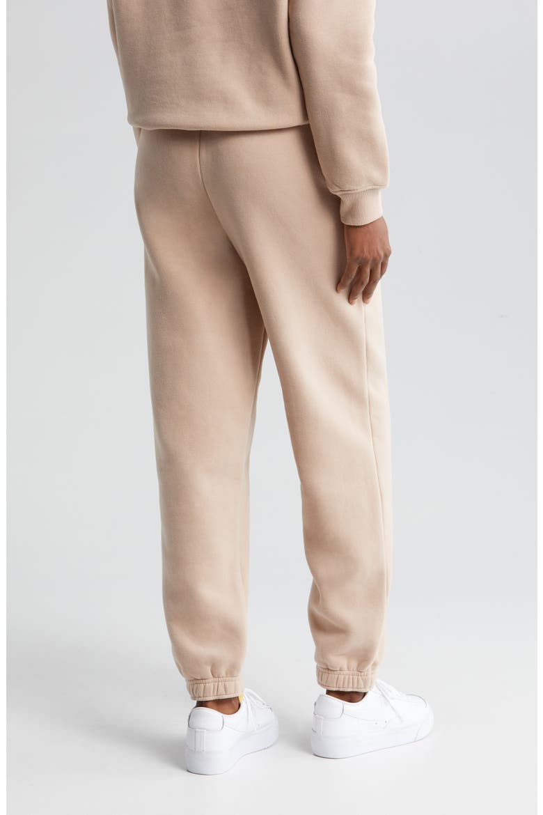 Cara Ultracozy Cotton Blend Fleece Joggers, Alternate, color, TAN TAUPE